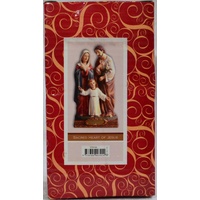 Holy Family Statue, Resin, 145mm (5.5") H x 80mm W x 50mm D