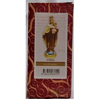 Our Lady Of Mt. Carmel Statue, Resin, 125mm (5") High x 50mm Wide x 40mm Deep