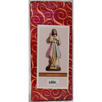 Divine Mercy Statue, Resin, 145mm (5.5") High x 45mm Wide x 40mm Deep