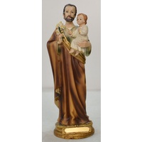 SAINT JOSEPH Statue, 210mm (8 1/4") High Resin Statue