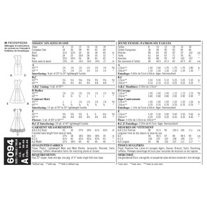 New Look Sewing Pattern 6094 Misses' Dresses