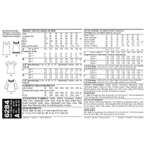 New Look Sewing Pattern 6284 Misses' Pullover Top in Two Lengths