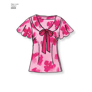 New Look Pattern 6808 Misses' Tops