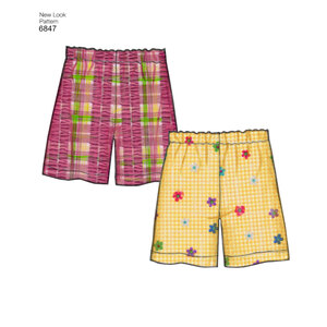 New Look Pattern 6847 Child's Loungewear