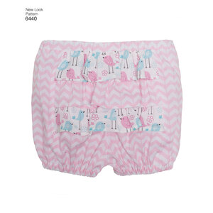 New Look Sewing Pattern 6440 Babies' Romper and Sundress with Panties