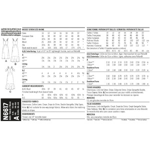 New Look Sewing Pattern N6617 Misses' Dresses