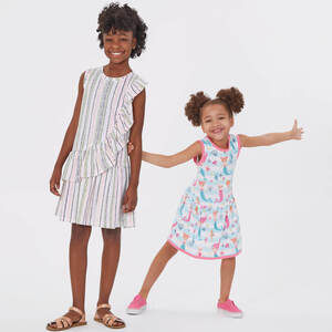 New Look Sewing Pattern N6630 Children's And Girls' Dresses