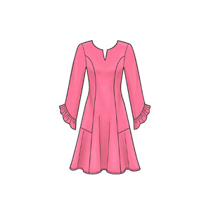 New Look Sewing Pattern N6635 Misses' Princess Seamed Dresses