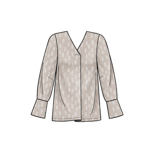 New Look Sewing Pattern N6637 Misses' Loose Fitting Blouses