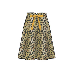 New Look Sewing Pattern N6642 Misses' Raised Waist Skirts