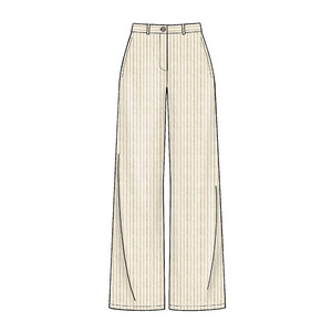 New Look Sewing Pattern N6643 Misses' Wide Leg Pants and Skirt