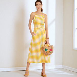 New Look Sewing Pattern N6666 Misses' Halter Dresses With Back Tie