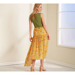New Look Sewing Pattern N6676 Misses' Skirts With Waist Yoke & Hem Variations