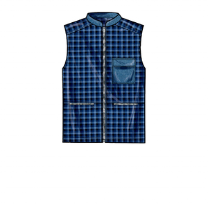 New Look Sewing Pattern N6713 Unisex Zipped Jacket and Waistcoat
