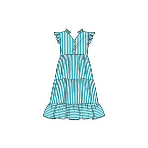 Simplicity Sewing Pattern S9900hh Children’s Girls’ Dress with Sleeve sizes3-6