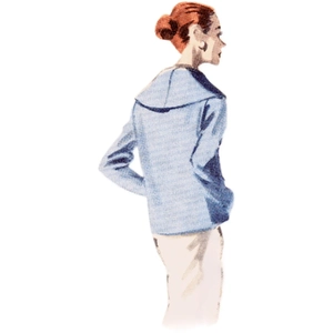 1950s Misses' Coats Sizes 16-24, Butterick Sewing Pattern 6957u5