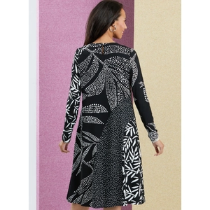 Misses' Dress with Short & Long Sleeves Sizes 18-26, Butterick Sewing Pattern 6959y5