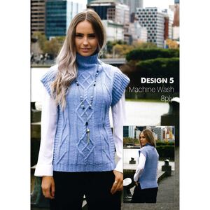 Crucci Knitting Pattern BOOK 1704, 11 New Designs, Jumpers, Shawls, Jackets etc.