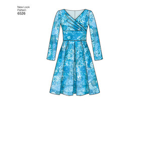 New Look Pattern 6526 Misses' Dress with Bodice Variations