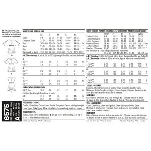 New Look Sewing Pattern 6575 Misses' Tunics