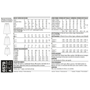 New Look Sewing Pattern 6579 Misses' Skirts
