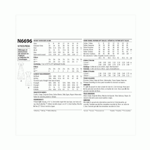 New Look Sewing Pattern N6696 Misses’ Dresses