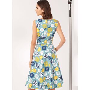 New Look Sewing Pattern N6748 Misses’ Dress With Sleeve Variations