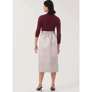 Misses’ Wrap Skirt in Two Lengths, Sizes S-XL, New Look Sewing Pattern 6813