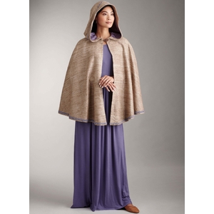 Misses’ Capelet and Cape in Two Lengths, Sizes XS-XL, Simplicity Sewing Pattern 9944