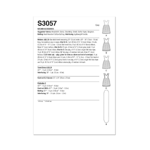 Simplicity Sewing Pattern S3057 Kitchen Accessories OS