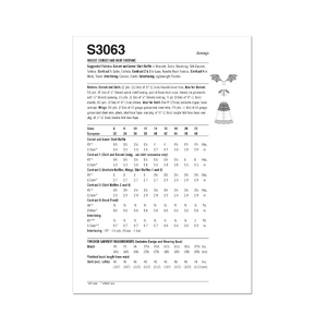 Simplicity Sewing Pattern S3063 Misses’ Corset & Skirt Costume by Raine Emery Sizes 6-14