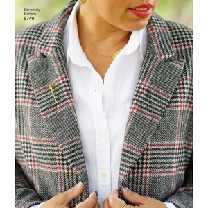 Simplicity Sewing Pattern 8749 Women's / Plus Size Mimi G Style Coat and Pant BB Sizes 20W-28W