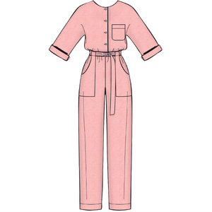 Simplicity Sewing Pattern S8907 Misses' Jumpsuit, Romper, Dresses & Belt H5 Sizes 6-14
