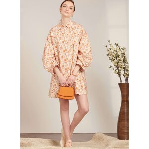Simplicity Sewing Pattern 9641d5 Misses’ Button Down Dress sizes 4-12