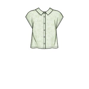 Simplicity Sewing Pattern S9646k5 Misses’ Button Down Top size 8-16
