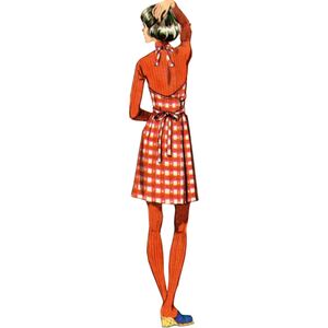 Sewing Pattern S9739 Misses Back-Wrap Dress and Jumper in Two Lengths
