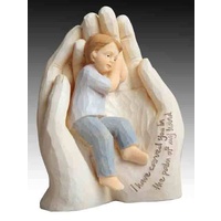Palm In My Hand, Boy, 150 x 110mm, I Have Carved You In The Palm Of My Hand