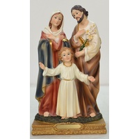 Holy Family Statue, 215mm (8 1/2") High Resin Statue