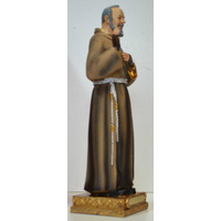 Statue Padre Pio Statue, Resin 23cm (9")