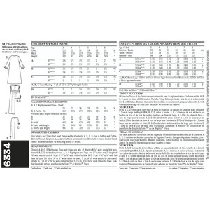 New Look Sewing Pattern 6334 Child's Cozywear