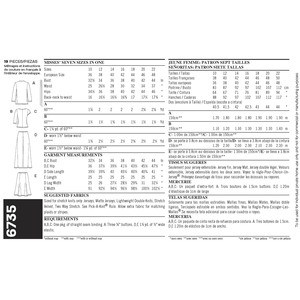 New Look Pattern 6735 Misses' Separates