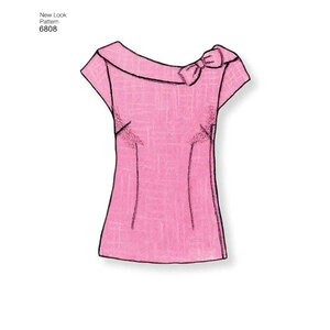 New Look Pattern 6808 Misses' Tops