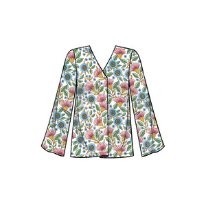 New Look Sewing Pattern N6637 Misses' Loose Fitting Blouses