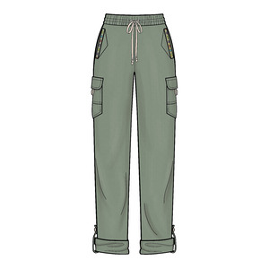 New Look Sewing Pattern N6644 Misses' Cargo Pants and Knit Top