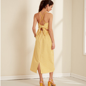 New Look Sewing Pattern N6666 Misses' Halter Dresses With Back Tie