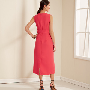 New Look Sewing Pattern N6667 Misses' Shift Dresses With French Darts, With Or Without Sleeves