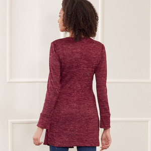 New Look Sewing Pattern N6686 Misses' Knit Top In Two Lengths