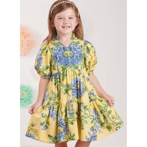 Simplicity Sewing Pattern S9900hh Children’s Girls’ Dress with Sleeve sizes3-6