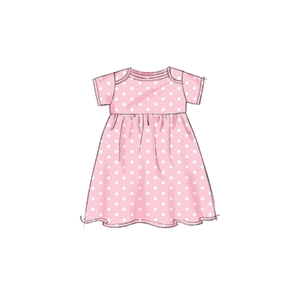 Infants' Jacket, Tops, Dress, Rompers, Diaper Cover and Hat, Butterick Sewing Pattern 6970A
