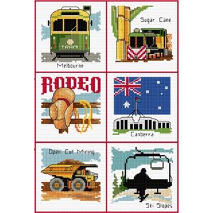 Grey Nomads Counted Cross Stitch Chart by Country Threads FJP-4022